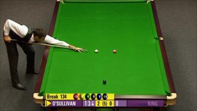 Ronnie O'Sullivan at the World Open