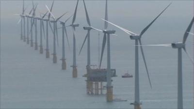 Wind farm off Kent coast