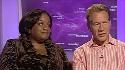 Diane Abbott and Michael Portillo