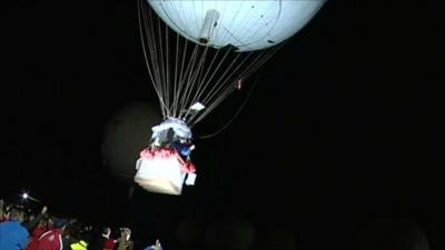 Balloons lift off from Bristol for the Gordon Bennett Cup