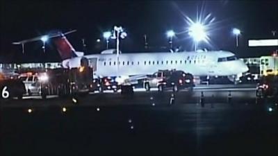 Plane in New York after making emergency landing