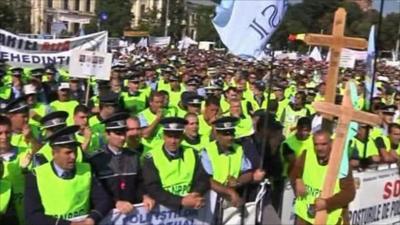 Police protesting