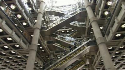 Inside the Lloyds Building London