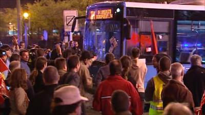 Protests in Madrid