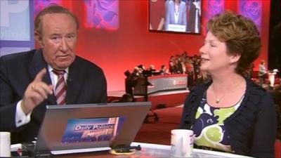 Andrew Neil and Hazel Blears