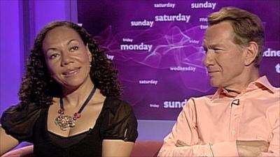 Oona King and Michael Portillo