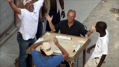 Playing dominoes in Cuba