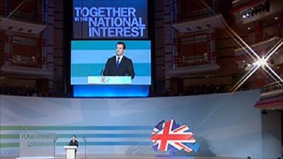 George Osborne at the Conservative Conference