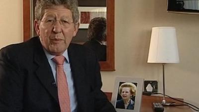 Don Foster and Margaret Thatcher picture