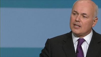 The Work and Pensions secretary, Iain Duncan Smith