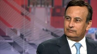 Pakistan's ambassador to the US, Hussein Haqqani