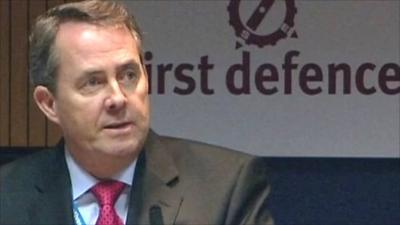 Defence Secretary, Liam Fox