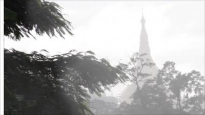 Roof spire in Burma