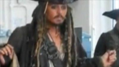 Johnny Depp as Captain Jack Sparrow