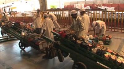 Dabbawallas getting ready to trade