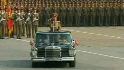 Military parade in Pyongyang