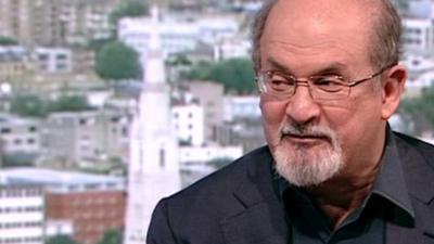 Author Salman Rushdie