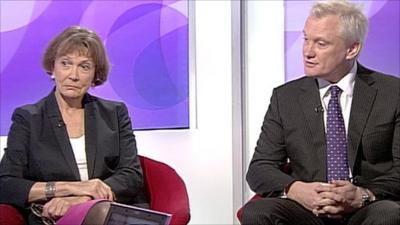 Joan Bakewell and Graham Stuart