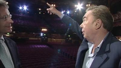 Andrew Lloyd Webber at the London Palladium