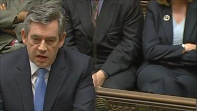 Gordon Brown makes his Debut at PMQs