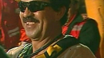 Juan Illanes, the third miner to be rescued