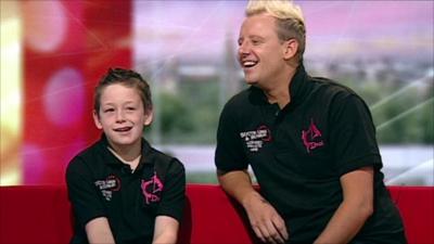 Boy Cheerleader talks to BBC Breakfast