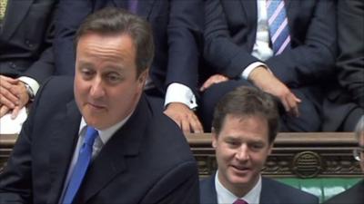 David Cameron and Nick Clegg