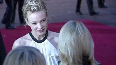 Carey Mulligan on the red carpet