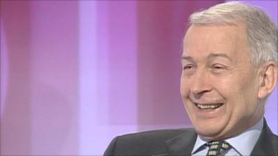 Frank Field laughing