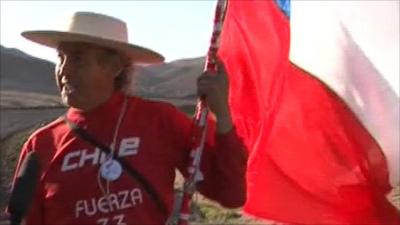 Chile's marathon walker