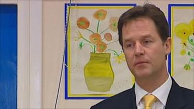 Deputy PM Nick Clegg