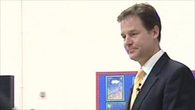 Deputy PM Nick Clegg