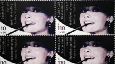 Audrey Hepburn stamps