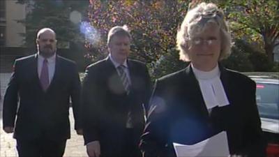 Ann Redrop from the Crown Prosecution Service (right)