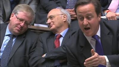 David Cameron at PMQs