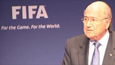 Fifa president Sepp Blatter