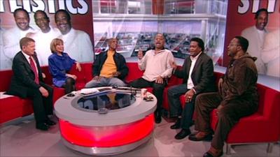 Stylistics play out BBC Breakfast