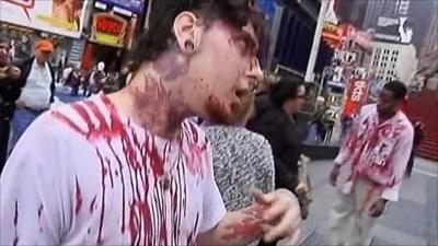 Zombie in Times Square