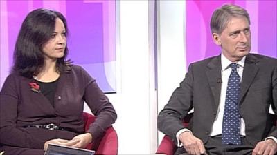 Caroline Flint and Philip Hammond