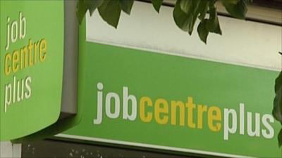 Job Centre sign