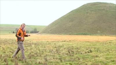 Jim Leary at Silbury Hill