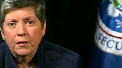 US Homeland Security Secretary, Janet Napolitano