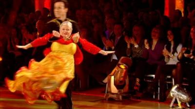 Ann Widdecombe and Anton Du Beke