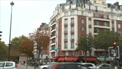 Paris flats where baby fell from
