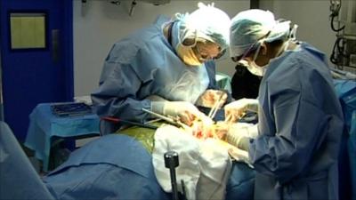 Kidney transplant operation