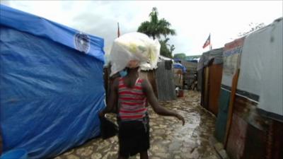 Port-au-Prince refugee camp