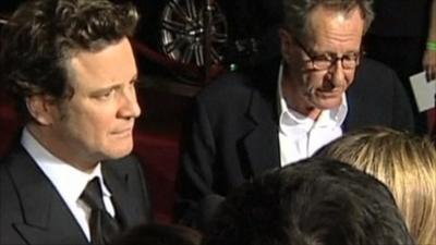 Colin Firth and Geoffrey Rush