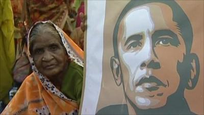 Bhopal survivor and President Barack Obama