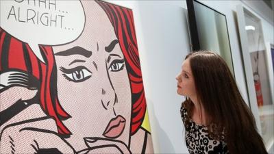 Roy Lichtenstein painting