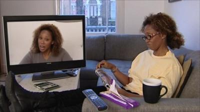 Trisha Goddard on the telly